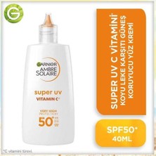 Garnier Ambre Solaire Super Uv C Vitamini Koyu Leke Karşıtı Fluid Krem SPF50+ 40 ml
