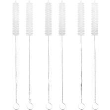 Mey İthalat Pipet Temizleme Fırçası Seti, 6 Adet, 24 cm Uzunluk, Suluk Akvaryum Biberon Için, Pipet Fırçası