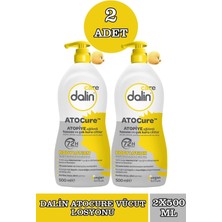 Mey İthalat Dalin Care Atocure Losyon, 500 Ml, 2 Adet, Atopiye Eğilimli Hassas Cilt