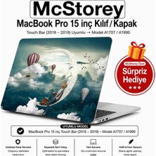 Mey İthalat Mcstorey MacBook Pro 15 Baskılı Kılıf A1707 A1990 Uyumlu Sert Kılıf Ince Hafif Koruyucu Kapak R-89