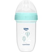 Mey İthalat Wee Baby Nanninom Antikolik Geniş Ağızlı Biberon 250 ml 0-6 Ay