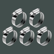 Mey İthalat 5 Adet Hortum Kelepçesi Tork Ayarlı 23X35 mm Paslanmaz Çelik Boru Metal Kelepçe Ayarlanabilir Klips