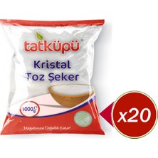 Tatküpü Toz Şeker 1 kg x 20 Adet (20 Kg)
