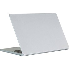 Mey İthalat Apple Macbook Pro 13.3inç A2338 A2251 A2289 ile Uyumlu Kılıf Premium Ince Pc Mat Bottom Kapak Gri