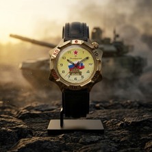Eski Yeni Antik Vostok Komandirskie 539295 Mekanik El Kurmalı Erkek Kol Saati 17 Taş Çok Renkli Kadran
