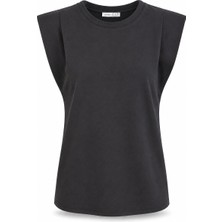 Purple By Banu Antrasit Modal Tshirt