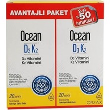 Ocean D3K2 Damla 20+20 ml - Ikincisi %50 Indirimli