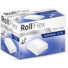 Roll Flex Steril Gaz Kompres 7.5 cm x 7.5 cm - 100 Adet