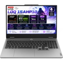 Lenovo LOQ 15AHP10 AMD Ryzen 7-250 16GB DDR5 1TB SSD RTX 5050 8GB 100W 15.6 Inç Full HD 144Hz IPS Freedos Gaming Laptop (83JG00BMTR)