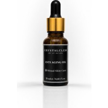 Crystalclem Yaşlanma Kartışı %100 Doğal Yağlar Anti Aging Oil Kırışık Karşıtı Yaşlanma Karşıtı Botox Effect Yüz Masaj Yağı