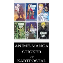 Kurukafa Yayınları Vinland Saga 6-7-8-9-10-11 Manga Seti (6 Kitap) / Anime-Manga Sticker ve Kartpostal Hediyeli