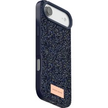 Bezos iPhone 17 Air Bright Simli Kapak - Mavi