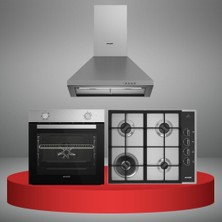 Arçelik Ankastre Set - 14 (Afm 130 I + Omd D 611 Dwı + P 27 Yıd)