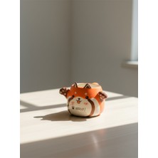 Tohana 3d Kucaklayan Hayvan Figürlü Seramik Kupa Kahverengi