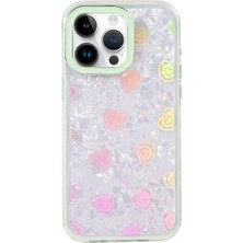 Bezos iPhone 16 Pro Max Lumi Desenli Kapak - Yeşil