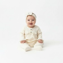 Ürünya Kız Bebek Pamuklu Uzun Kollu İşlemeli 5'li Set
