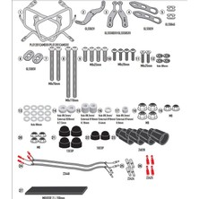 Givi Gıvı PLO1201CAM Honda Xl 750 Transalp (23-26) Yan Çanta Taşıyıcı