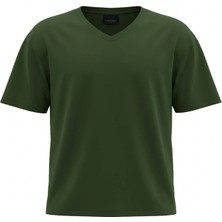 Lifeguard Büyük Beden V Yaka Tshirt