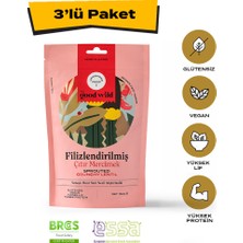 The Good Wild Filizlendirilmiş Çıtır Mercimek | Glutensiz Vegan Atıştırmalık | Yüksek Lif, Protein | 3X150 gr