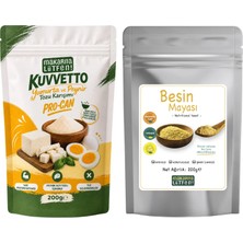 Makarna Lütfen Avantajlı Besin Mayası ve Yumurta Peynir Tozu Karışımı (Protein Seti - 200'er gram)