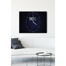 Mey İthalat Postermanya (PSTER12725) Vakit Kaybı Girişimcilik Çerçeveli Tablo (50X70CM)