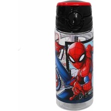 Şahin Kırtasiye Spiderman Matara 42526 Plastik 12'li Stand