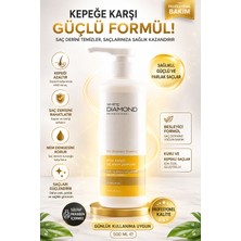 White Diamond Kepek Önleyici Güçlü Etkili Besleyici Saç Bakım Şampuanı 500 ml