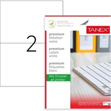 Taneks Tanex Laser Etiket TW-2102 210X148,5 mm 100 Adet