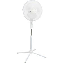 Skygo Ecowind Ev Tipi Metal Vantilatör 16 Inç 45W 1100 Rpm 3 Kademeli Beyaz FAN10