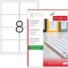 Taneks Tanex Laser Etiket TW-2008 99,1X67,7 mm 100 Adet