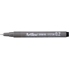 Lisans Artline Çizim Kalemi 232 Siyah 0.2 mm 12'li Paket