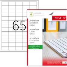 Taneks Tanex  Laser Etiket Tw Tanex 2165 38,1X21,2 mm 100 Ad