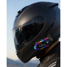 Meks Motosiklet Kaskı Için Bluetooth Intercom Kulaklık Uzun Pil Ömrü