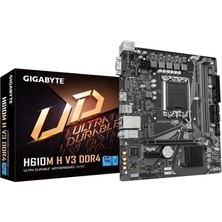 Egecen Gıgabyte H610M-S2H V3 Ddr4 VGA HDMI Dp M.2 16X (Pcıe 4.0) 1700P USB 3.2 Gen1 (12-13-14. Nesil)