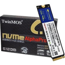 Egecen Twinmos Alpha Pro 512GB Pcıe Nvme M.2 3600/3250 3dnand SSD NVME512GB2280AP