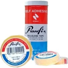 Faber-Castell Panfix 12X33 Selofan Bant - Teneke Kutuda 12 Adet