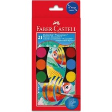 Faber-Castell Faber Castell 21 Renk Büyük Boy Sulu Boya