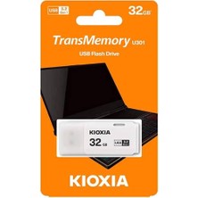 Egecen Kıoxıa 32GB U301W USB 3.2 Gen 1 Flash Bellek Beyaz