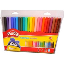 Ceren Kırtasiye Keçeli Kalem- Play-Doh 2 Mm. 24 Renk (Pvc)