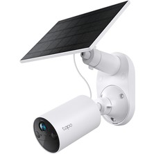 Egecen Tp-Lınk Tapo TC82 Kıt (C410 Kıt), 2k, 3,0mpix, Dış Mekan, IP65, Wifi, 9mt. Renkli Gece Görüşü, Iki Yönlü Ses, Güneş Enerjili Güvenlik Kamerası Kiti