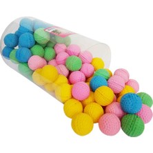 Mey İthalat Beeztees Eastland 555615 Sünger Top Evcil Hayvan Oyuncağı, 100'LÜ, 4 cm