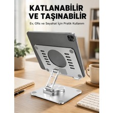 Meks Taşınabilir Katlanır Tablet Braketi Masaüstü Stand Yeni Nesil