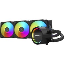 Egecen Fsp AE36-B, 360MM, Argb, 3 Fanlı, (LGA1851/1700/1200/AM4/AM5) Uyumlu, Cpu Sıvı Soğutma (Siyah)