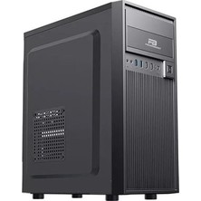 Egecen Powerboost VK-1651 500W DVD Yuvalı Panel Full Siyah USB 3.0 Atx Kasa