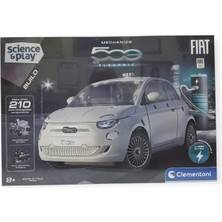 İrem Oyuncak Clementoni Mechanics Fiat 500 Electric Car 210 Parça Bilim ve Oyun Seti