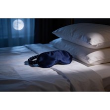 Mey İthalat Icon SILK%100 Saf Ipek Uyku Maskesi Göz Bandı (Yıldızsız Gece)
