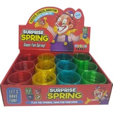 İrem Oyuncak Olgun Toys Stres Yayı Büyük Baskılı 12'li Stand