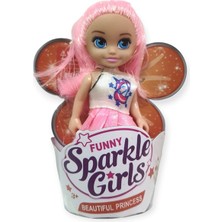 İrem Oyuncak Funny Sparkle Girls 12 cm Işıltılı Mini Peri Bebek