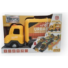 Sürtmeli Müzikli Işıklı Iş Makinalı Arabalı 25 Parçalı Set