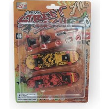 Ikili Mini Parmak Kaykay Nostalji Kutulu Oyuncak